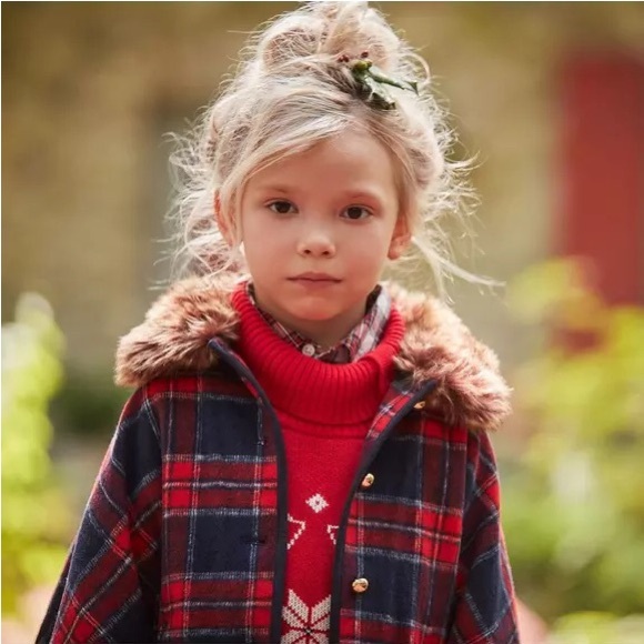 Janie and Jack Red Reindeer Fair Isle Sweater Size 12-18 Months NWOT - Picture 2 of 13